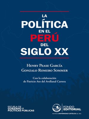 cover image of La política en el Perú del siglo XX